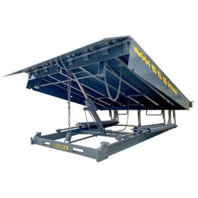 Mechanical dock levelers are pull chain manually activated.